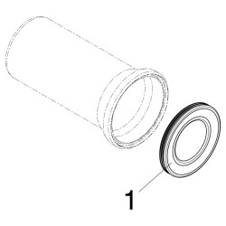WC (unitazo) jutsus pajungimas VIEGA, 150 mm