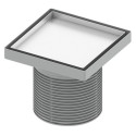 Решетки из нержавеющей стали для оклейки плитки "пластина" TECEdrainpoint S, 150 x 150 мм