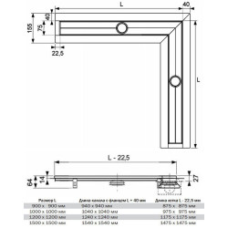 Shower Gutter Camp Housing TECEdrainline