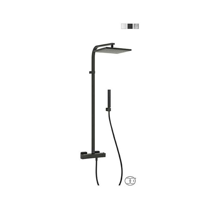 Thermostatic shower system ALPI with manual shower