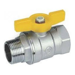 Шаровой кран для газа GIACOMINI 1/2"" в/наружу. Короткие ручки