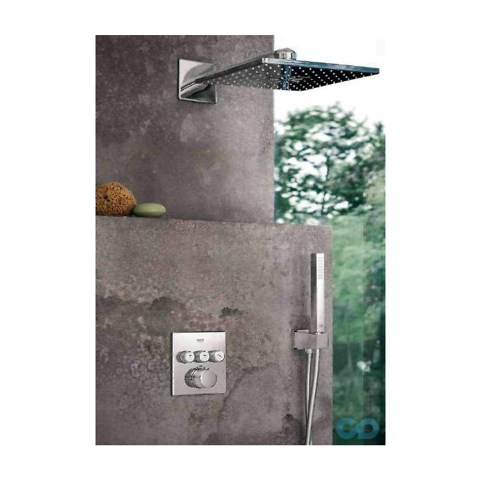 Pirmssienas termostata dušas komplekts GROHE Grohtherm SmartControl, 34706000