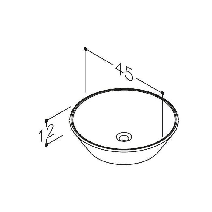 Washbasin is built in KAMĖ Ciotola