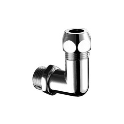 Угловое соединение с гайками SCHELL 10 x 1/2"" наружное