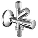 Kampinis kombinuotas ventilis SCHELL Comfort 1/2" x 3/4" x 1/2"