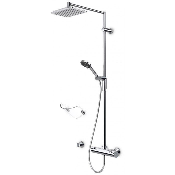 Thermostatic shower system ORAS Optima