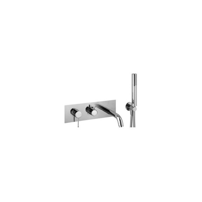 Pre-wall faucet with a bath beak from a hand shower alpi blue, BU85L863VD