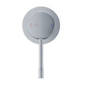Pre-wall mixer with hand shower alpi blue, chrome-plated