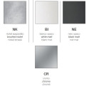 Термостатический смеситель для ванны / душа ALPI Blue, хромированный / белый / черный / никель