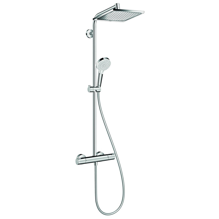 Thermostatic rain shower system HANSGROHE Crometta E 240 1jet, 27271000