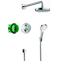 Seinale paigaldatav termostaatdušikomplekt HANSGROHE Croma Select S 180, 27295000