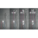 Potinkinis termostatinis dušo komplektas HANSGROHE Croma Select E 180, 27294000