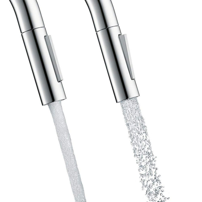Köögi (valamu) kraan sissetõmmatava nokaga HANSGROHE Focus, 31815800