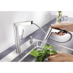 Kitchennis (valamu) kraan BLANCO Panera-S, karastamata teras