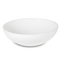 Stone mass built-in washbasin PAA Round On Silk, white, 410 mm