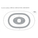 Stoneware washbasin PAA Amore Silk, Graphite, 600 x 370 mm