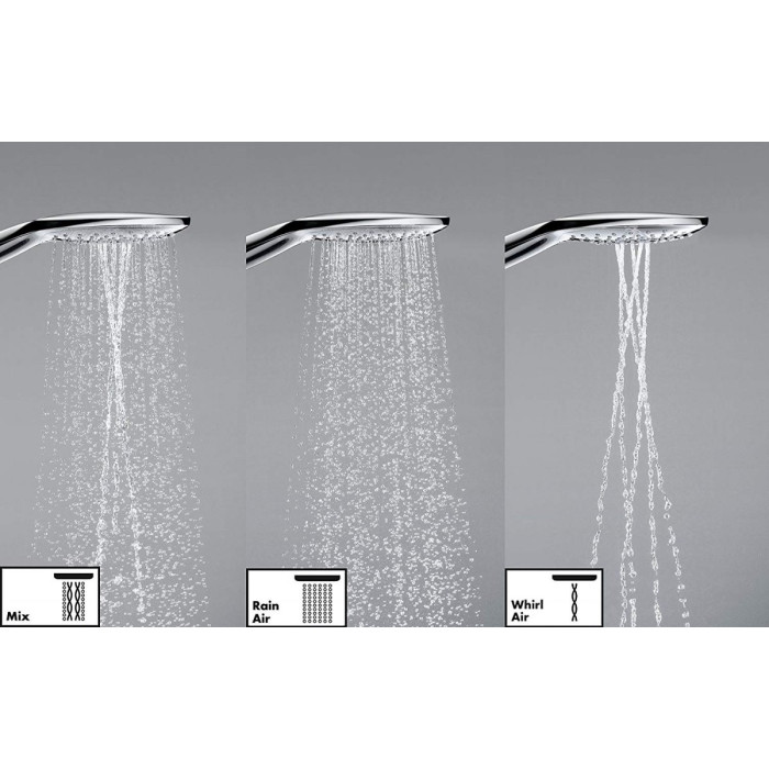 Наборы душевых уставок HANSGROHE Raindance select S150 / Unica's puro, с мыльницей, 27803000