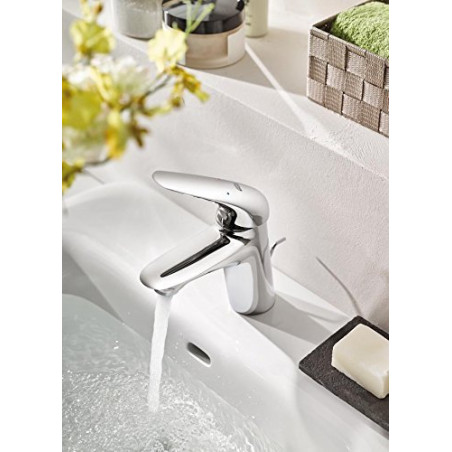 Смеситель для умывальника с нижним клапаном GROHE EuroStyle, 23707003