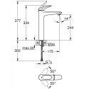 Praustuvo maišytuvas GROHE EuroStyle, 23719003