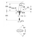 Izlietnes jaucējkrāns GROHE EuroSmart, 23324001