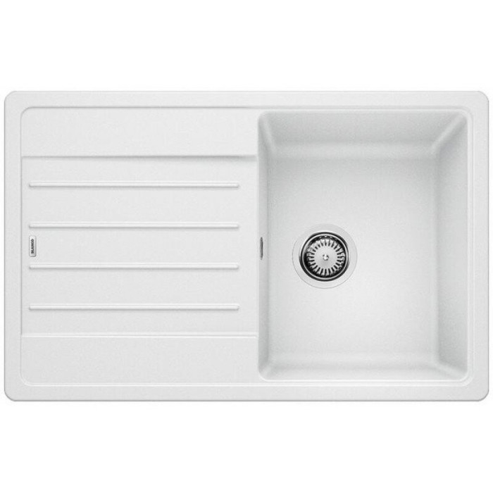 Stoneware (granite) sink BLANCO LEGRA 45 S, 78x50 cm, White
