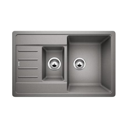 Akmens masės (granitinė) plautuvė BLANCO LEGRA 6 S Compact, 78x50 cm, Aliuminio metalinė