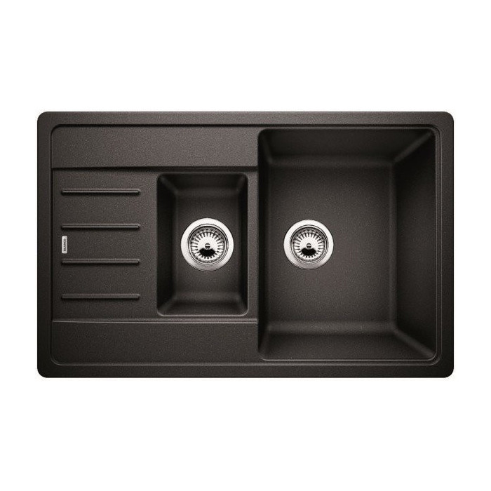 Stoneware (granite) sink BLANCO LEGRA 6 S Compact, 78x50 cm, Anthracite