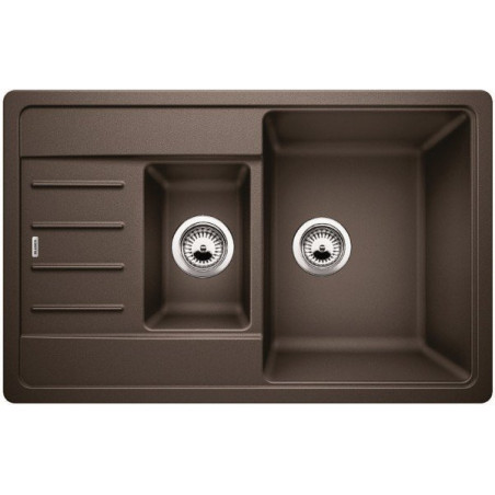 Мойка из керамогранита BLANCO LEGRA 6 S Compact, 78x50 см, Кофе