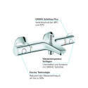 Термостатический смеситель для ванны - душа GROHE Grohtherm 800 New