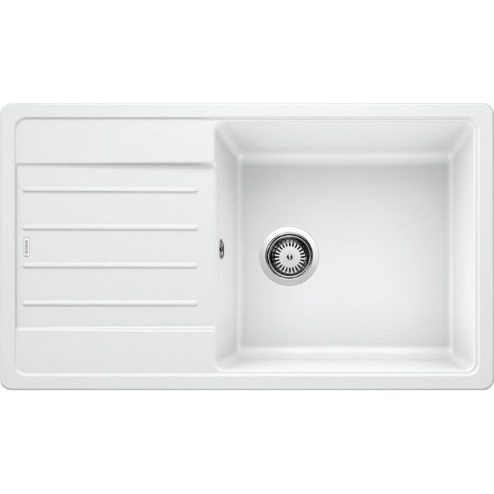 Мойка из керамогранита (гранит) BLANCO LEGRA XL 6 S, 86x50 см, Белый