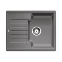 Stoneware (granite) sink BLANCO ZIA 40 S, 61.5x50 cm, Aluminum metal