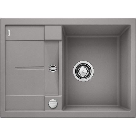 Akmens masės (granitinė) plautuvė BLANCO METRA 45 S Compact, 68x50 cm, Aliuminio metalinė