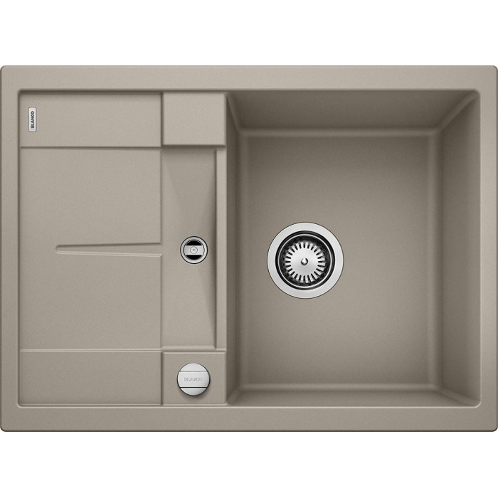 Stoneware (granite) sink BLANCO METRA 45 S Compact, 68x50 cm, Truffle