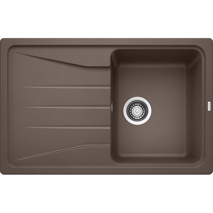 Мойка из керамогранита BLANCO SONA 45 S, 78x50 см, Кофе
