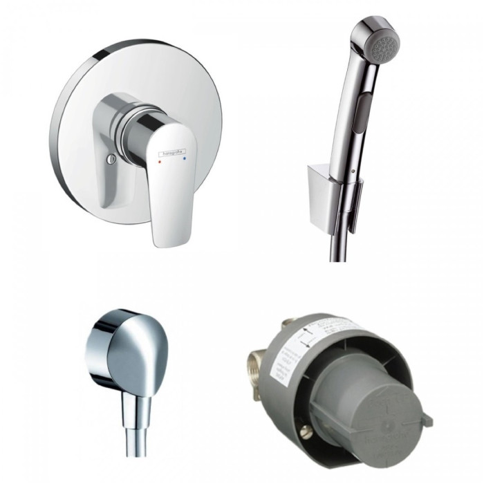 Pre-walled bidet decoy kits HANSGROHE Talis E
