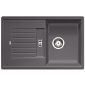 Stoneware (granite) sink BLANCO ZIA 45 S, 78x50 cm, Stone gray