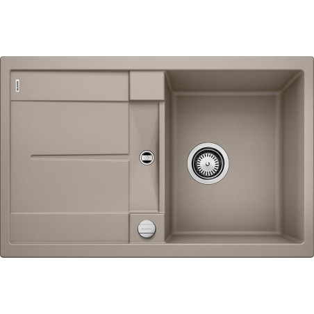Stoneware (granite) sink BLANCO METRA 45 S, 78x50 cm, Truffle