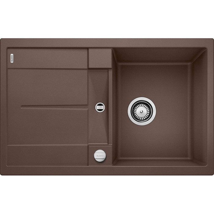 Мойка из керамогранита BLANCO METRA 45 S, 78x50 см, Кофе