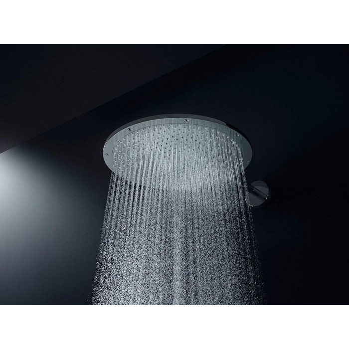 Stacionāra dušas galva ar kronšteinu no sienas HANSGROHE AXOR OHS 1jet 350 mm