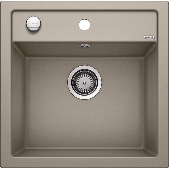 Stoneware (granite) sink BLANCO DALAGO 5, 51.5x51 cm, Truffle