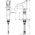 Смеситель для умывальника HANSGROHE AXOR Starck V 220, 12114000
