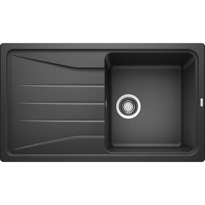 Stoneware (granite) sink BLANCO SONA 5 S, 86x50 cm, Anthracite
