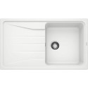 Stoneware (granite) sink BLANCO SONA 5 S, 86x50 cm, White