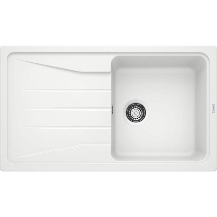 Stoneware (granite) sink BLANCO SONA 5 S, 86x50 cm, White