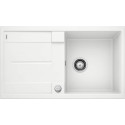 Stoneware (granite) sink BLANCO METRA 5 S, 86x50 cm, White