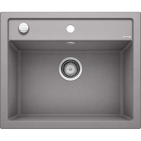 Мойка из керамогранита BLANCO DALAGO 6, 61.5x51 см, Алюминий металл