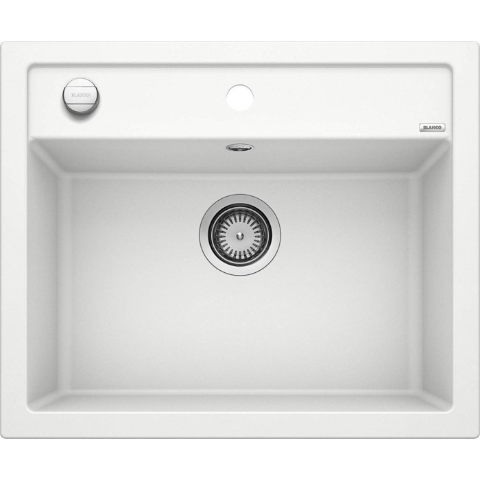 Keramikas (granīta) izlietne BLANCO DALAGO 6, 61.5x51 cm, Balts