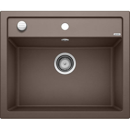 Stoneware (granite) sink BLANCO DALAGO 6, 61.5x51 cm, Coffee