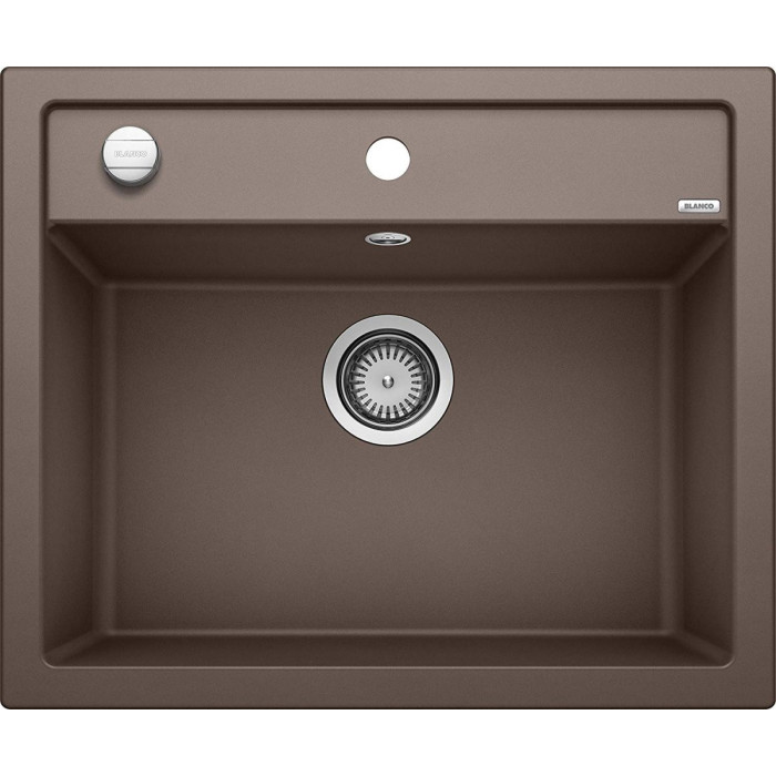 Stoneware (granite) sink BLANCO DALAGO 6, 61.5x51 cm, Coffee