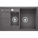 Stoneware (granite) sink BLANCO METRA 6 S Compact, 78x50 cm, Stone gray